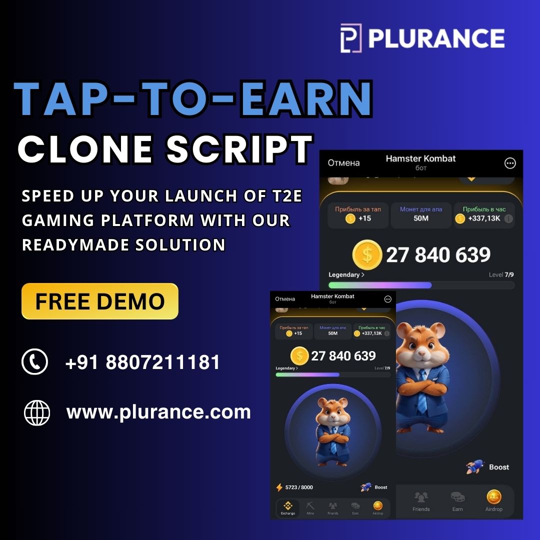 Tap To Earn Clone Script - For Instant Success In T2E Gaming Market